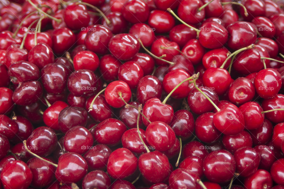 Full frame of cherry