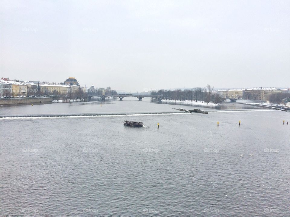 Prague cityscape 