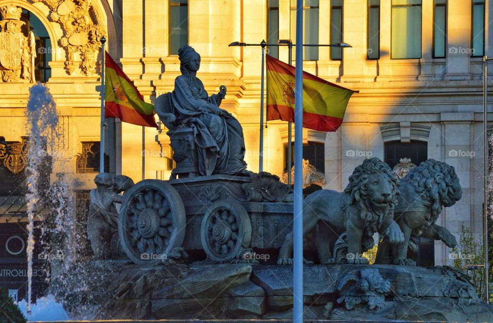 La Cibeles fountain, Madrid