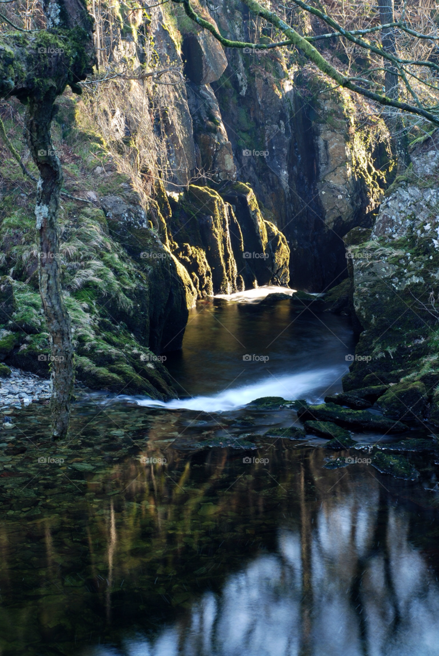 waterfall gorge by hjcooke