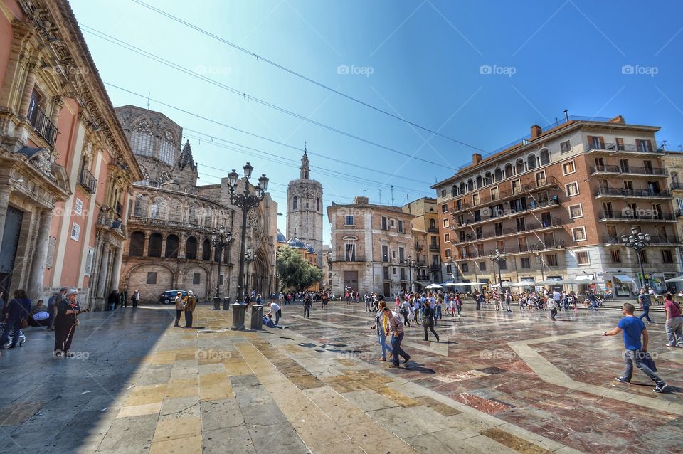 Plaza de la Virgen (Valencia - Spain)