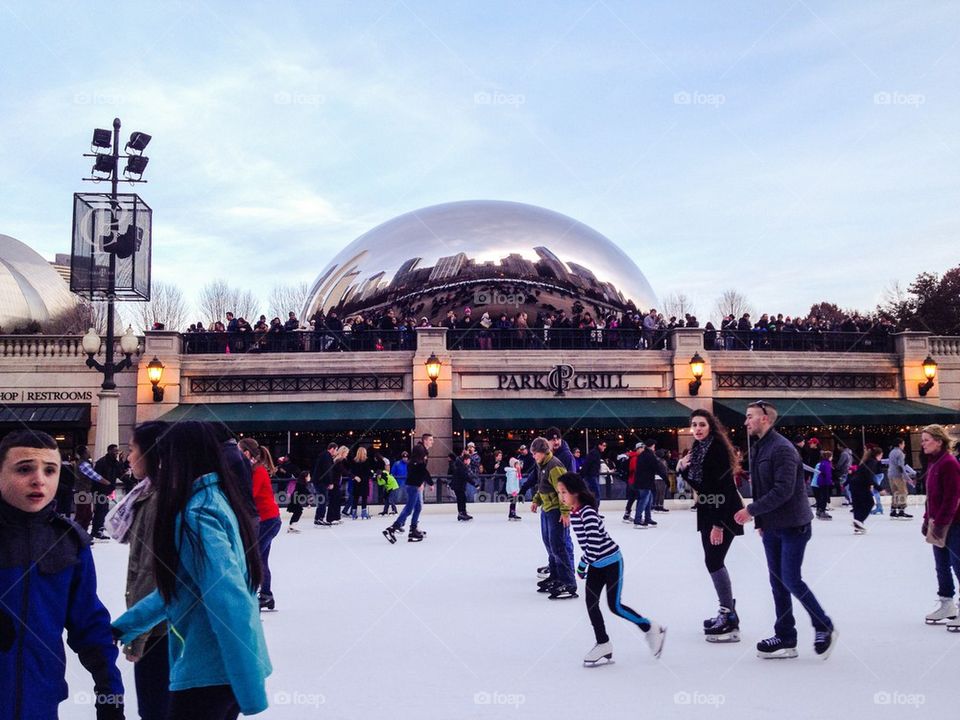 Ice Skating in Chicago