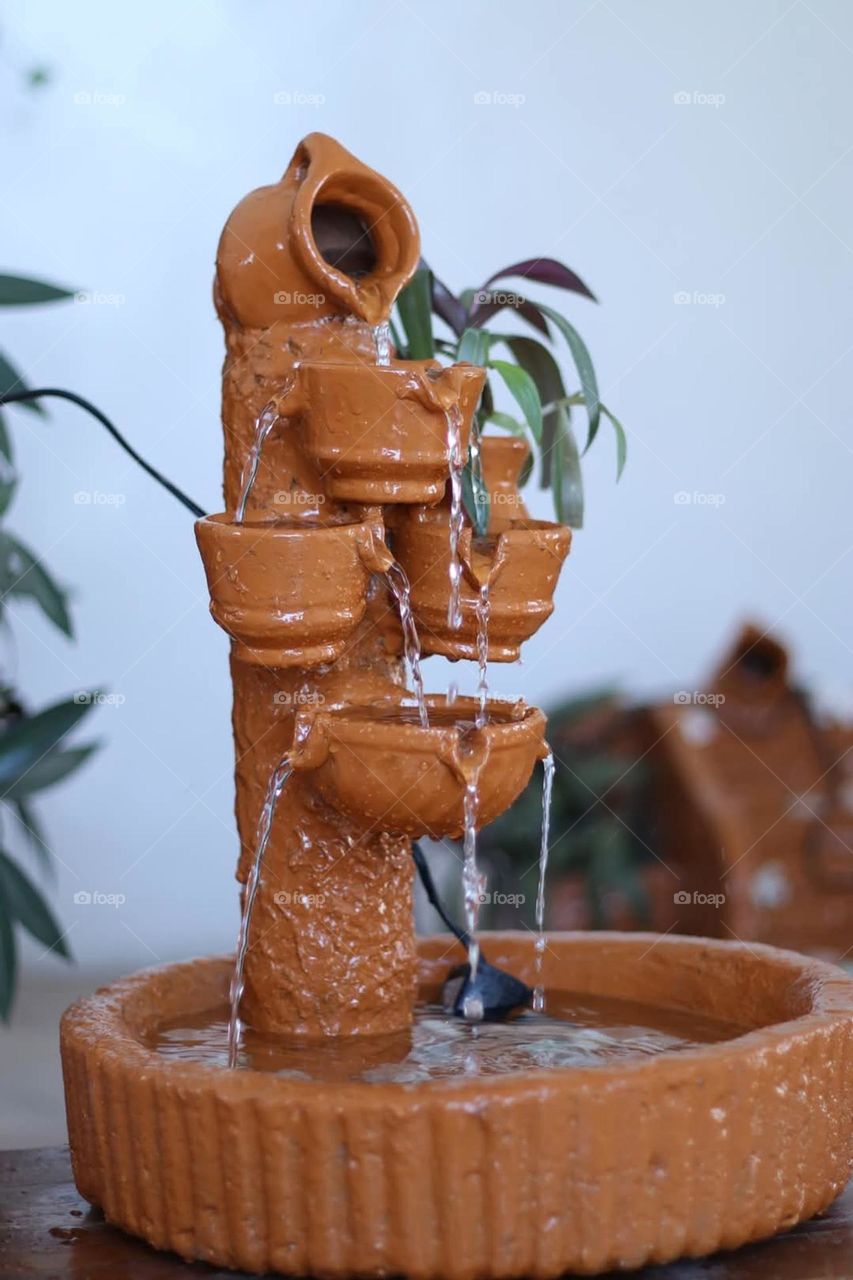 A stunning view of green mountains covered in fog in Yemen