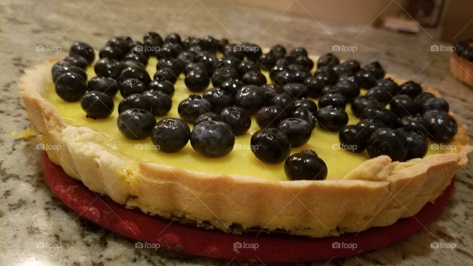Lemon Tart Closeup