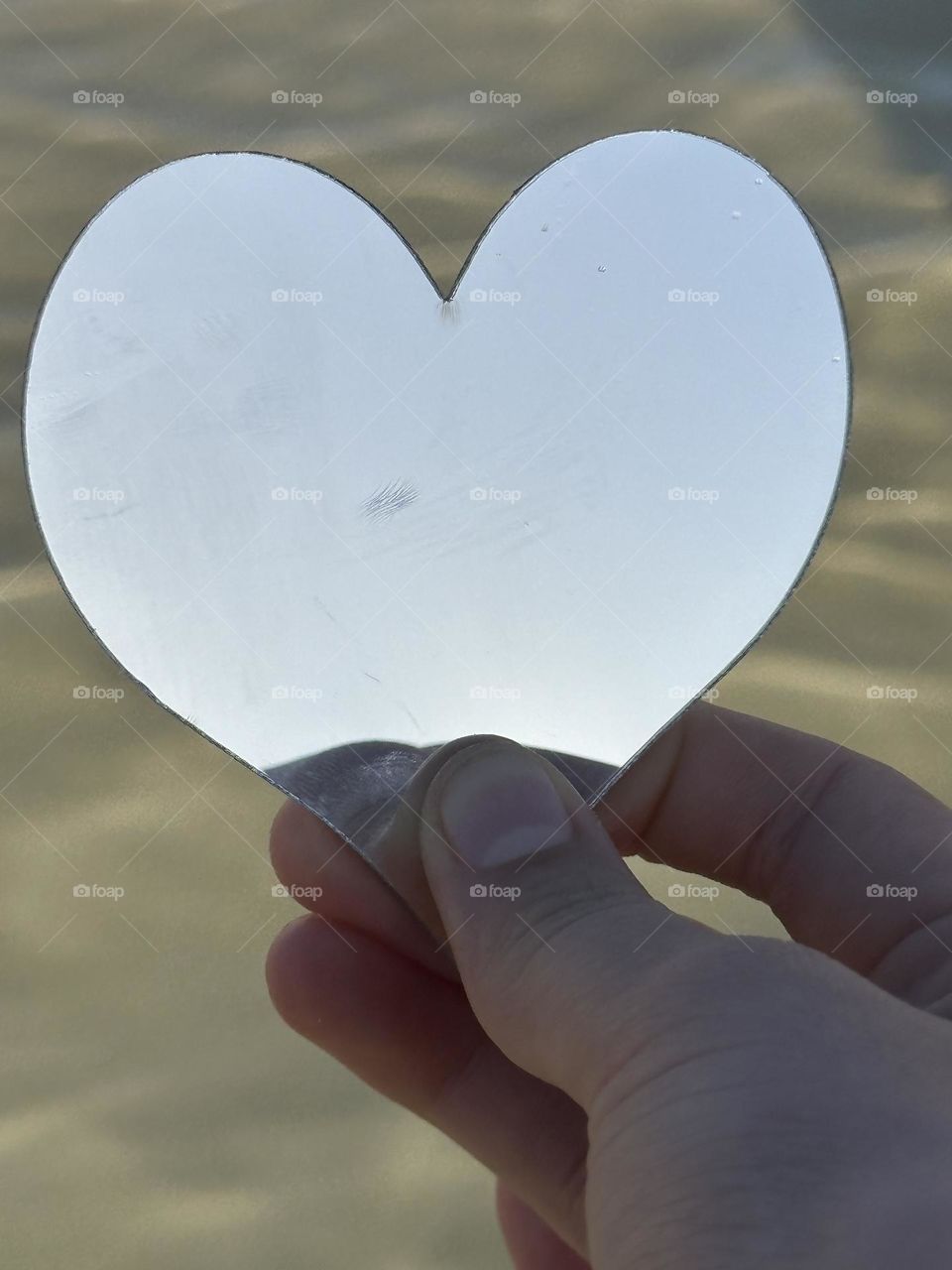 Love heart mirror 