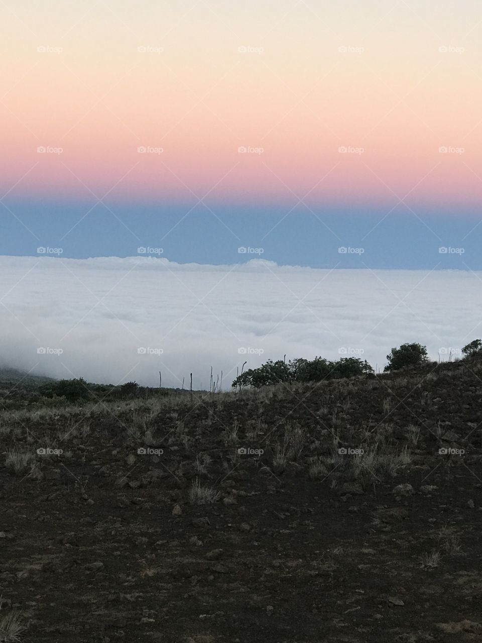sunset on Mauna Kea Hawaii