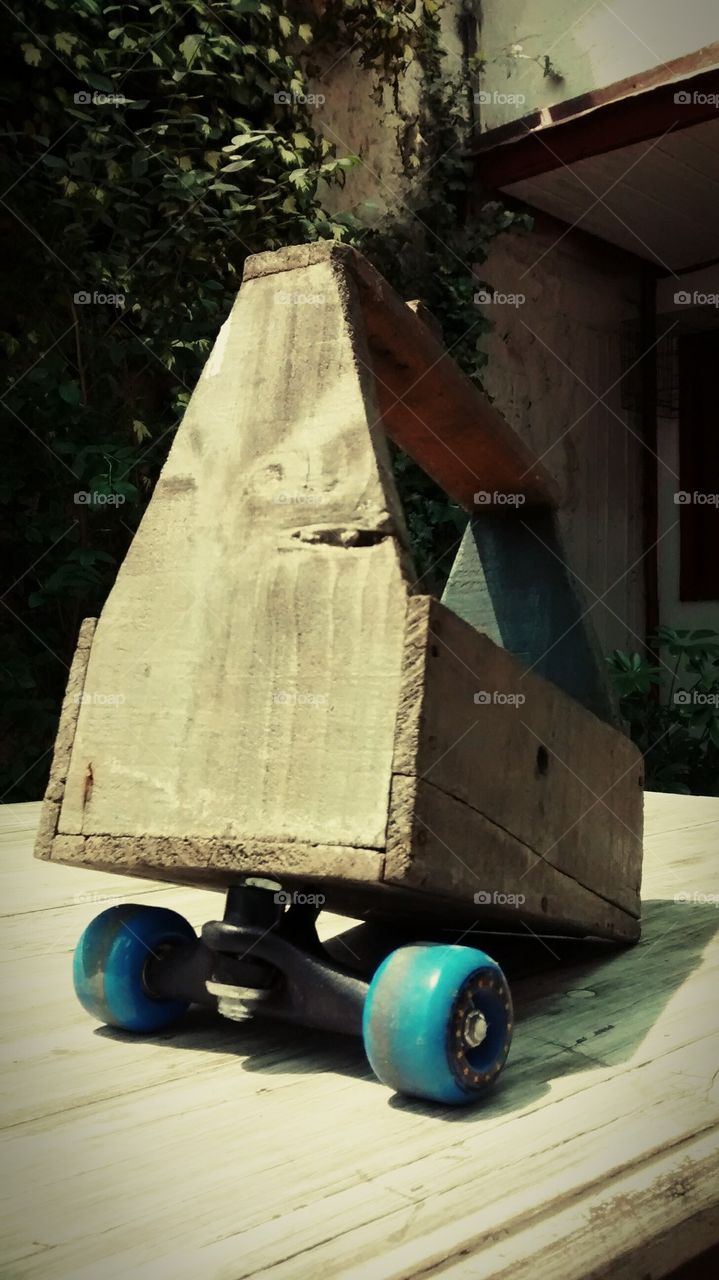 Old skateboard