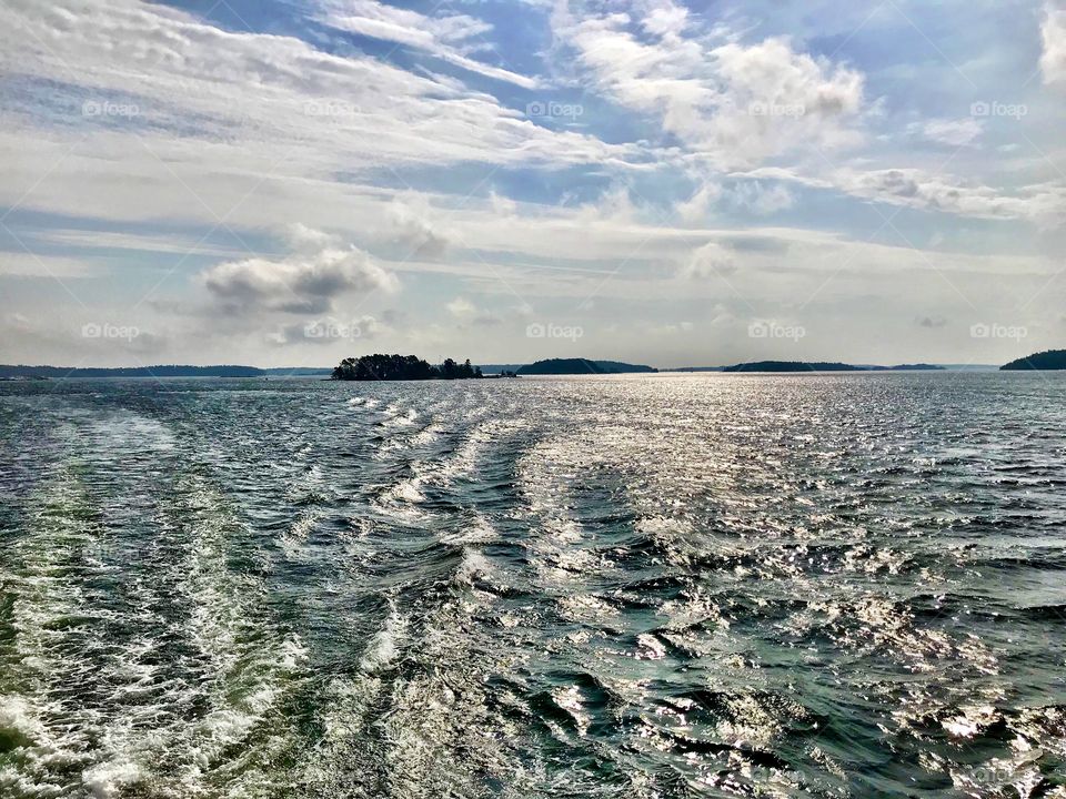 Ferry ride on the archipelagos
