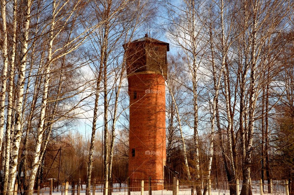 Water tower retro