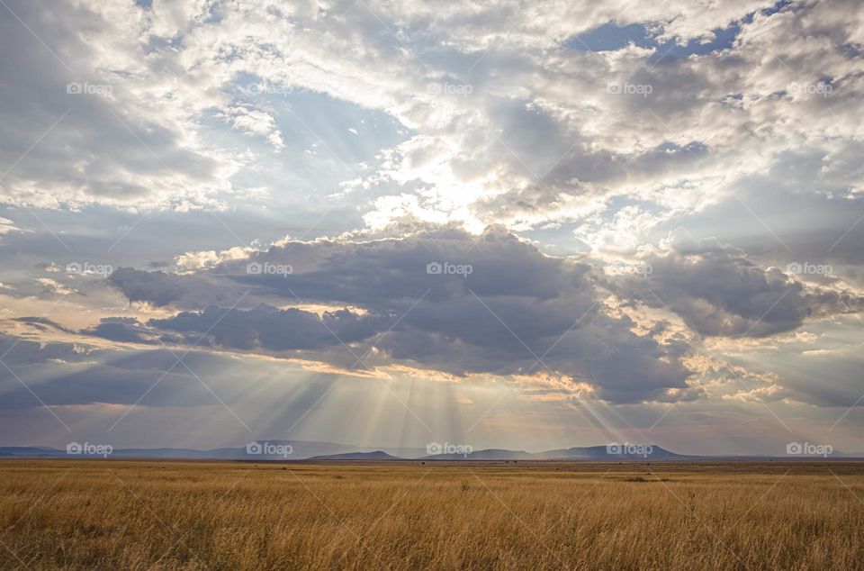 clouds over africa