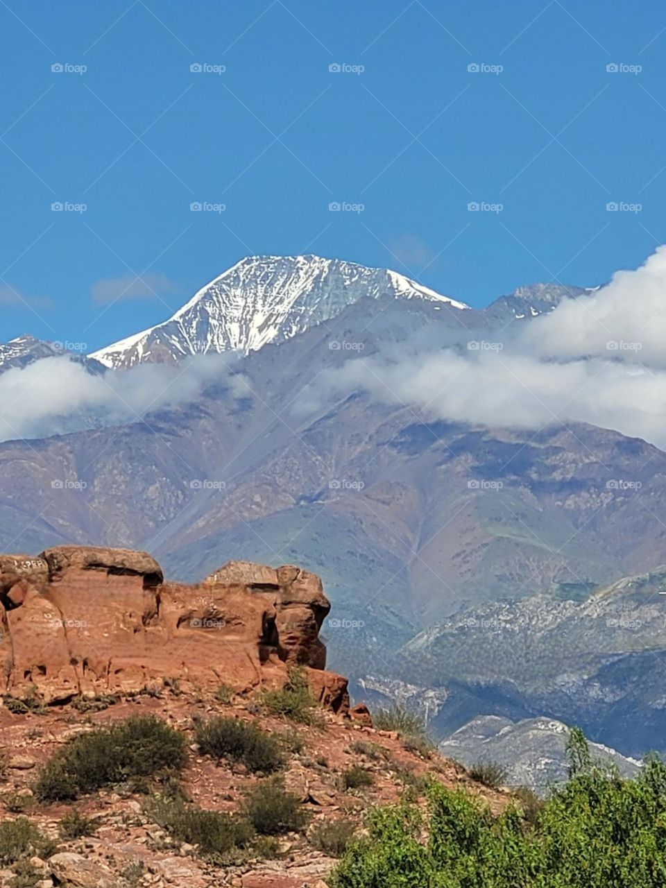 paisaje de montaña de Mendoza