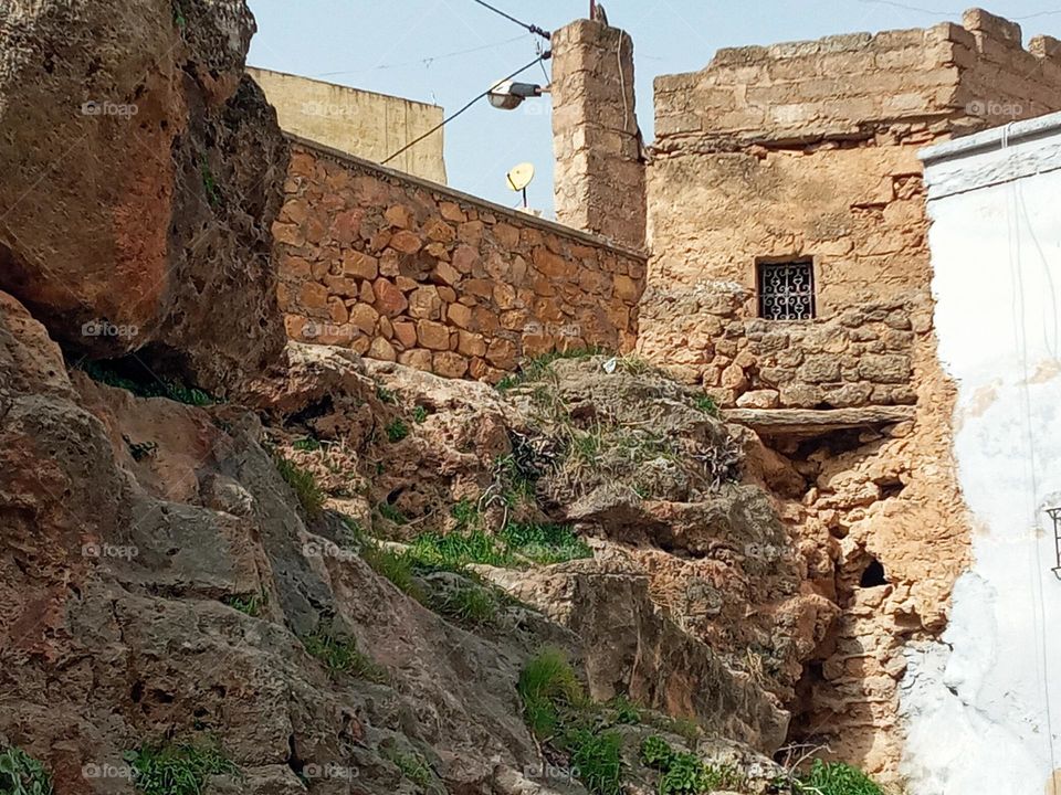 Old house's in village Bhalil of morocco