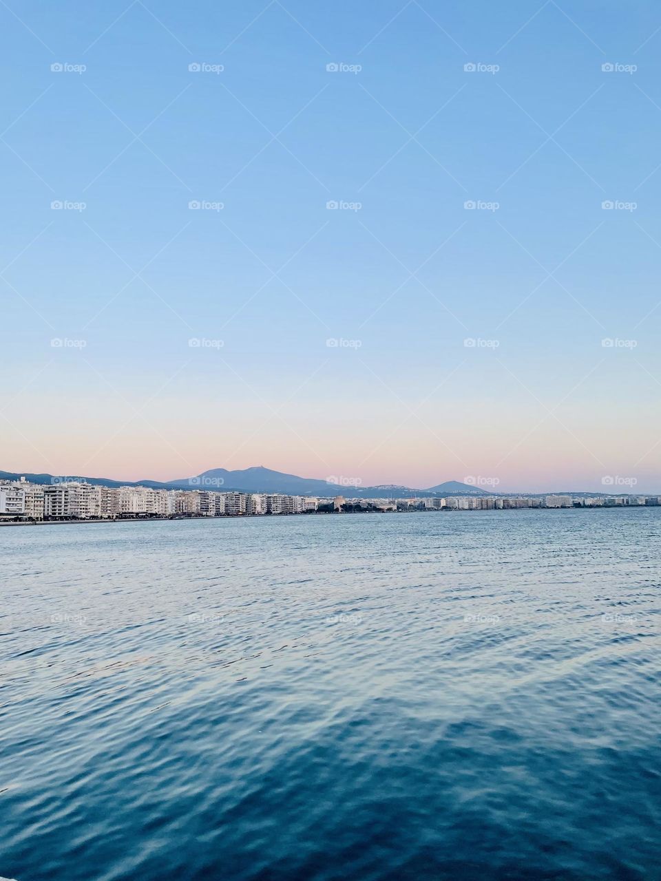 Sea view at evening time 