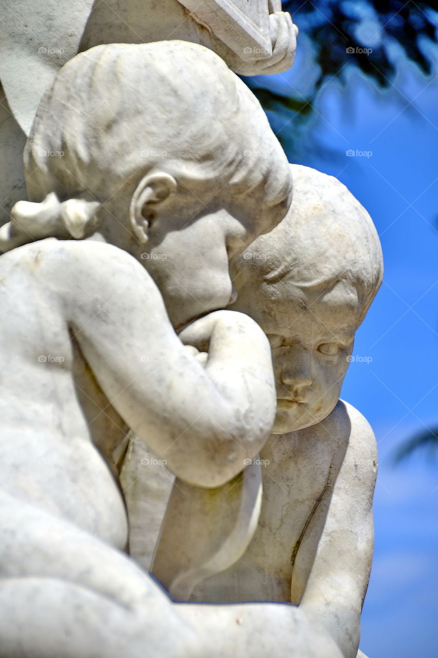 children marble, monument