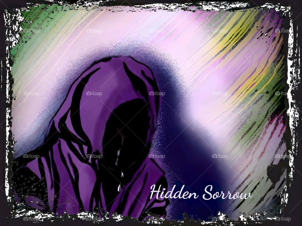 Art painting "Hidden Sorrow"