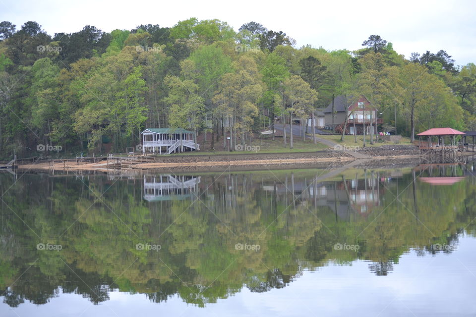 Reflection on the lake
