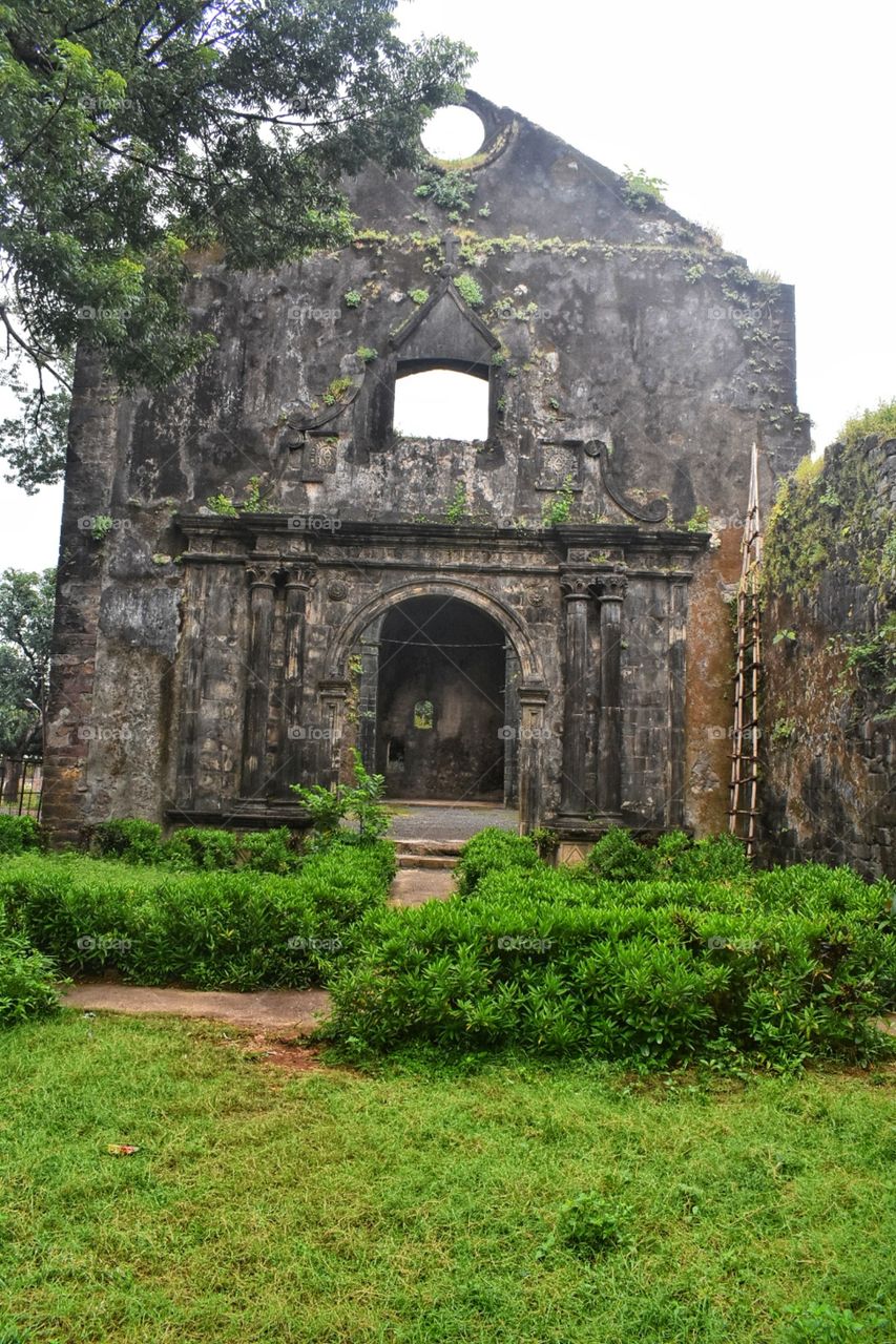 Fort Bassein, also known as the Vasai Fort or Fort Baçaim from Mumbai India