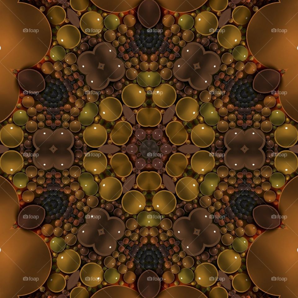 coffee coloured kaleidoscope