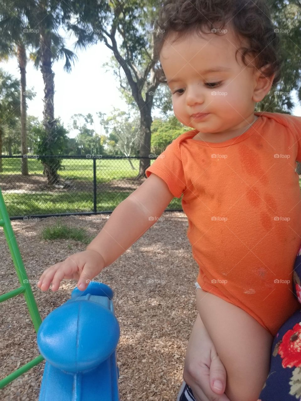 Baby Exploring Playground
