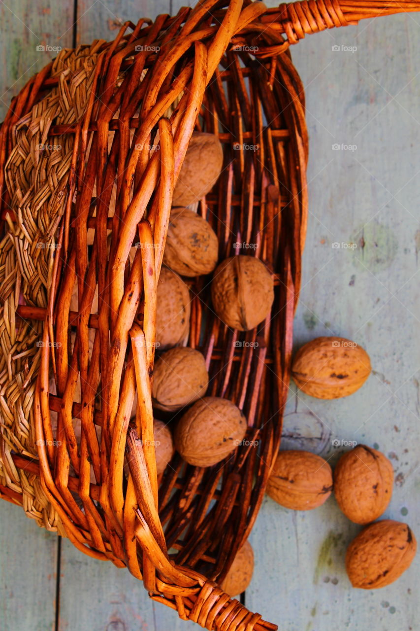 basket of Walnuts