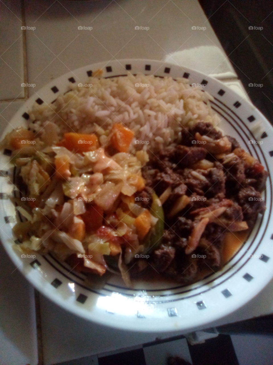 good evening to you all I just want to share this wonderful present of this great plate of food.