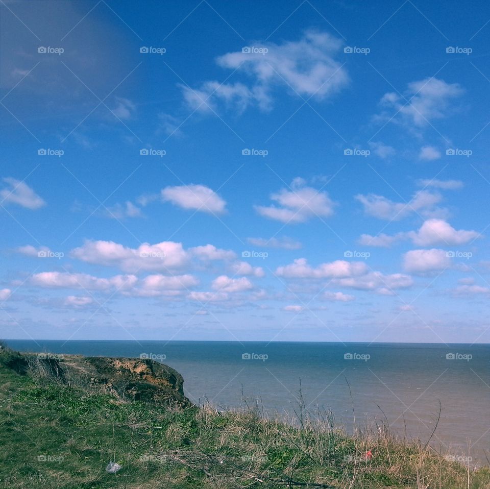 Cliff in Norfolk, uk