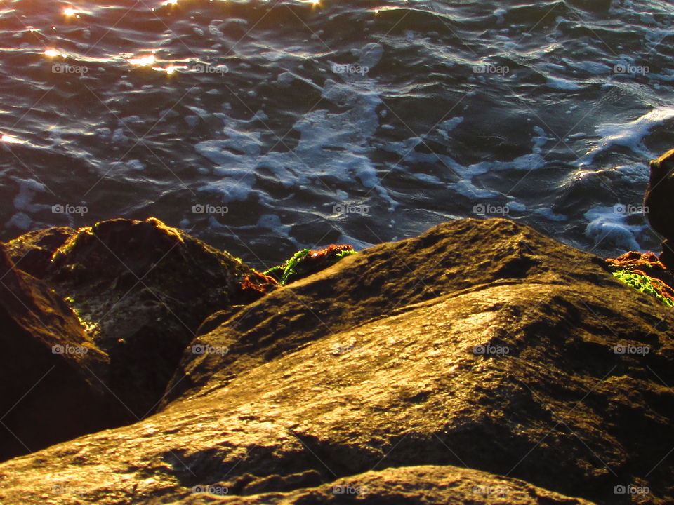 Water, No Person, Rock, Travel, Ocean