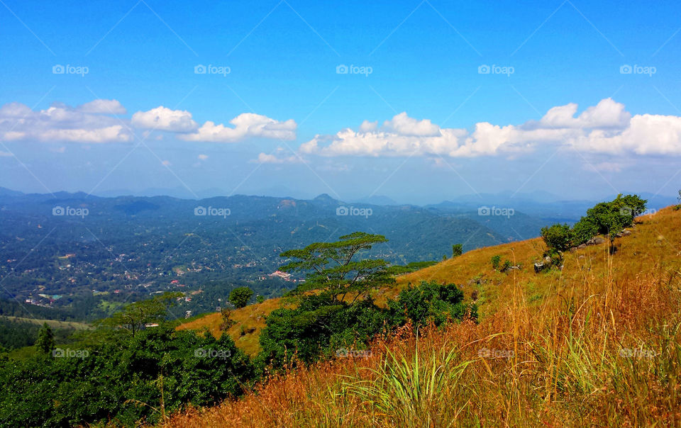 Hanthana mountain,Kandy,Srilanka.