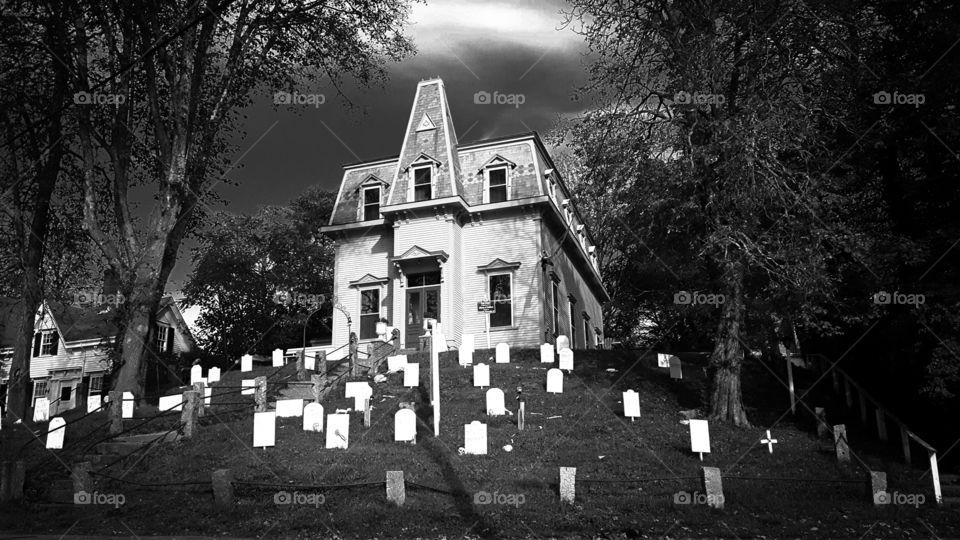 No Person, Home, Monochrome, Architecture, House