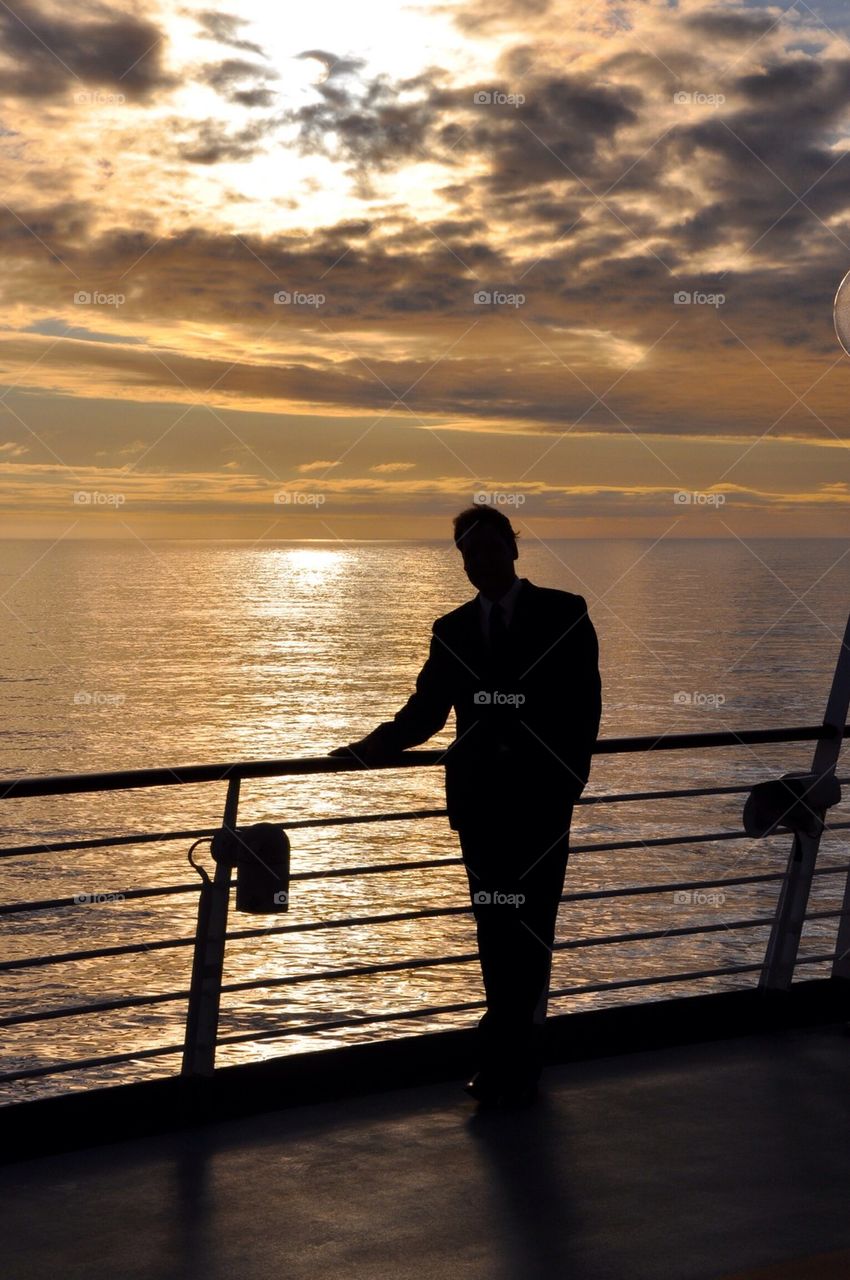 Man at cruise Ship