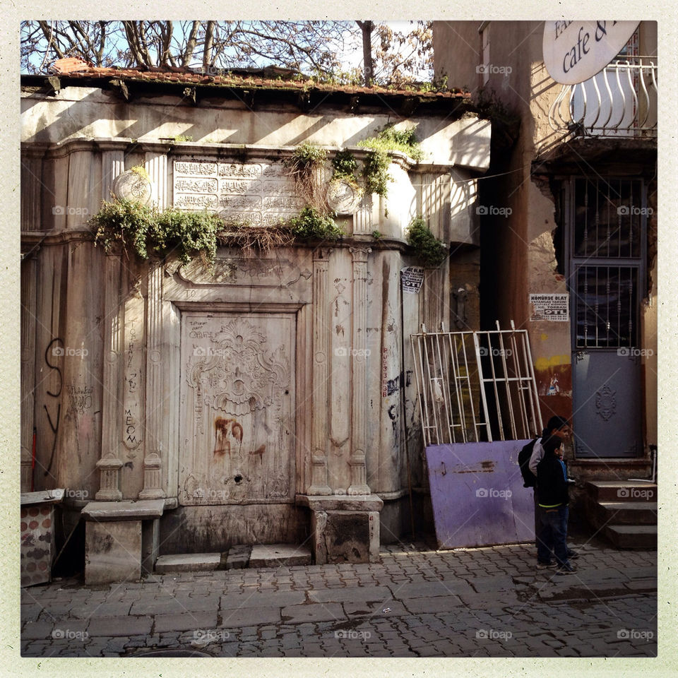 Old fountain in istanbul
