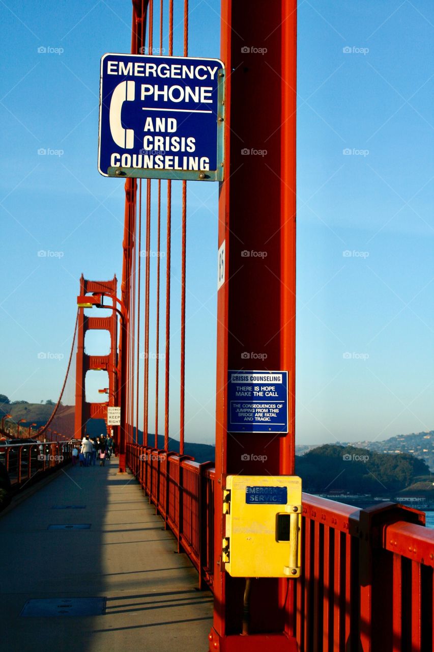 Emergency Phone on the bridge 