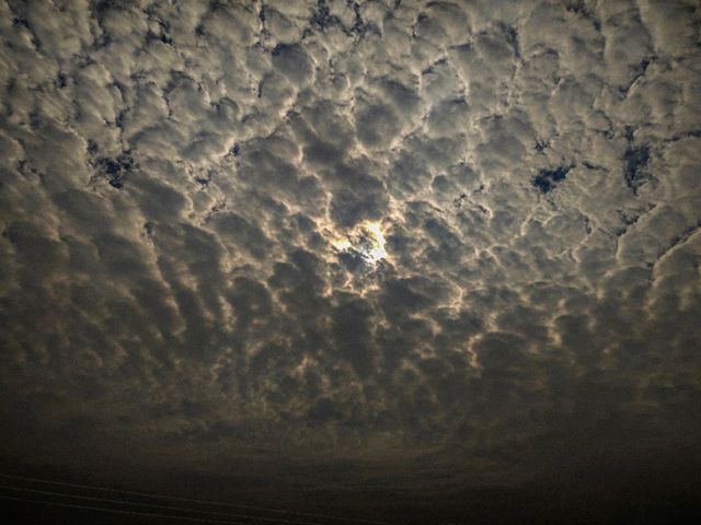 I want to show white clouds and blue sky in this photo.  The sky looks very beautiful with clouds and blue sky.