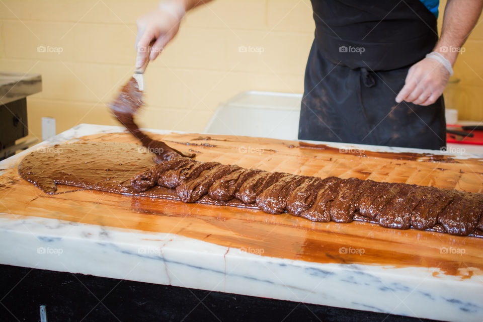 Making Homemade Fudge at a Fudge Shop at Rock City 9