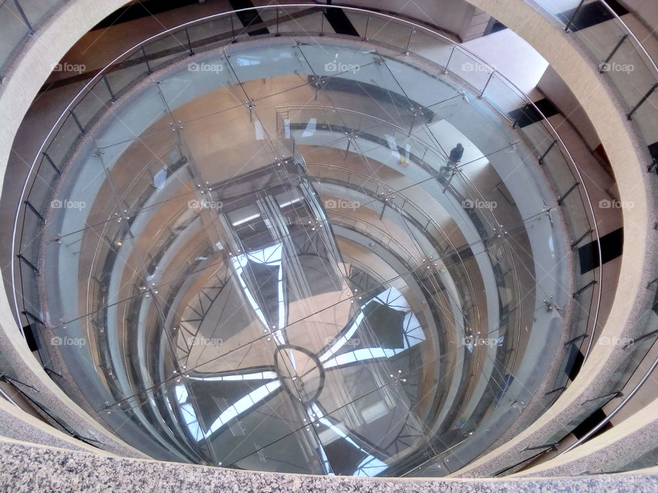 Technology, No Person, Steel, Spiral, Indoors