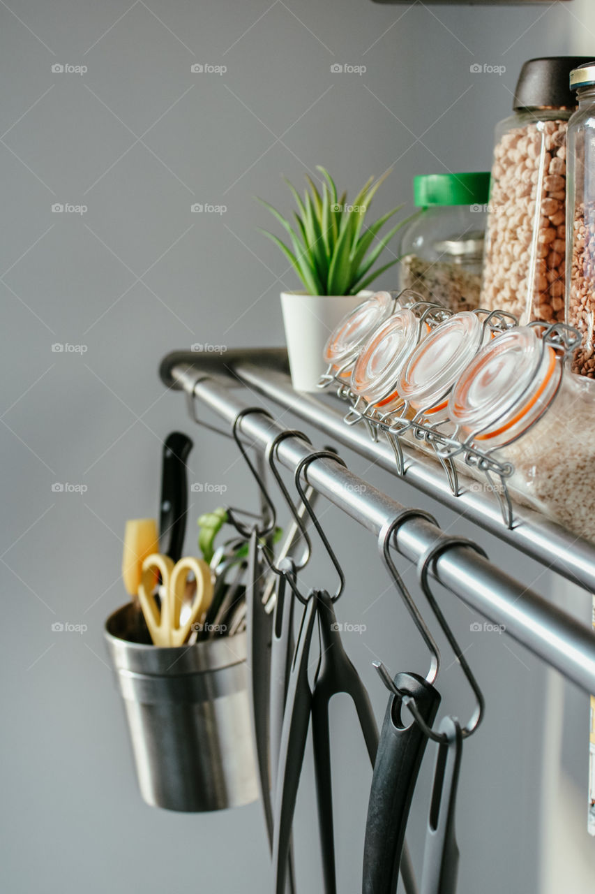 kitchen shelves