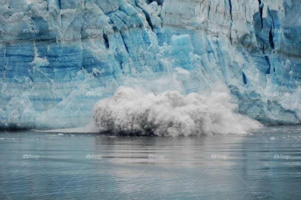 Glaciers calving