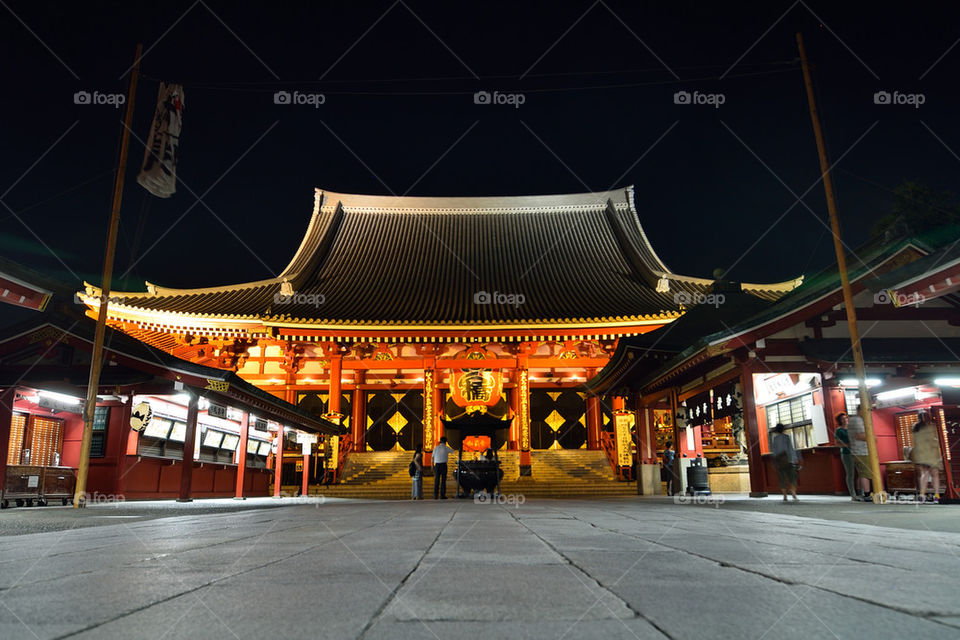 Senso-ji in the night