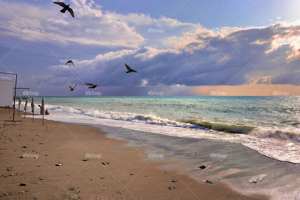 Beach seascape 