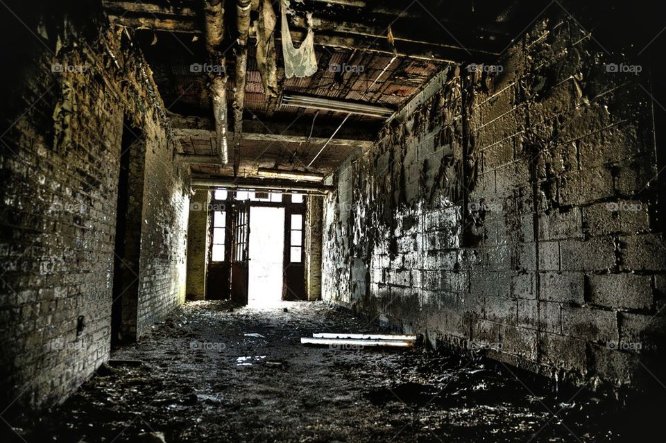 Dark Hallway, Insane Asylum