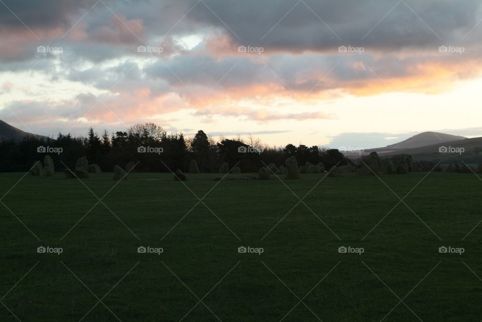 Sunrise in Lake District 