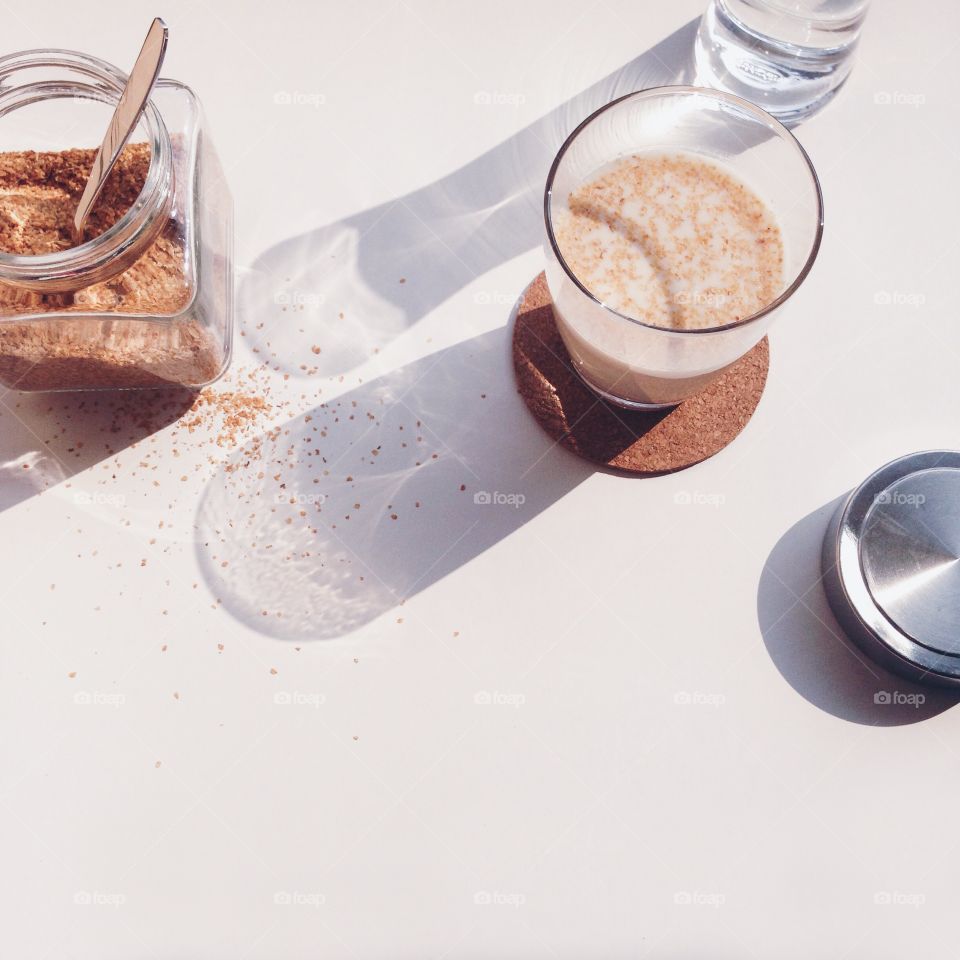 Close-up of a healthy drink