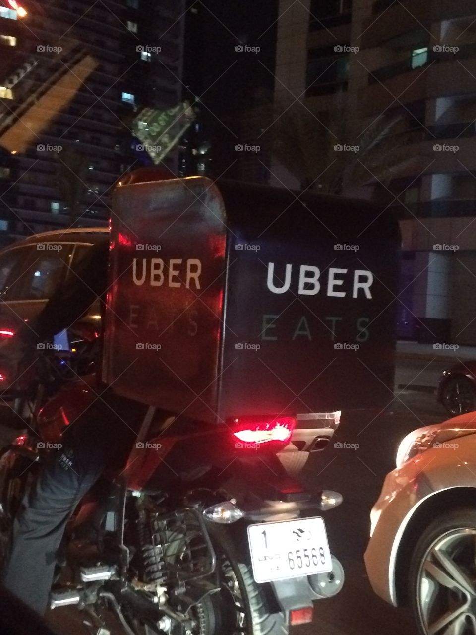 Uber eats in Dubai 
