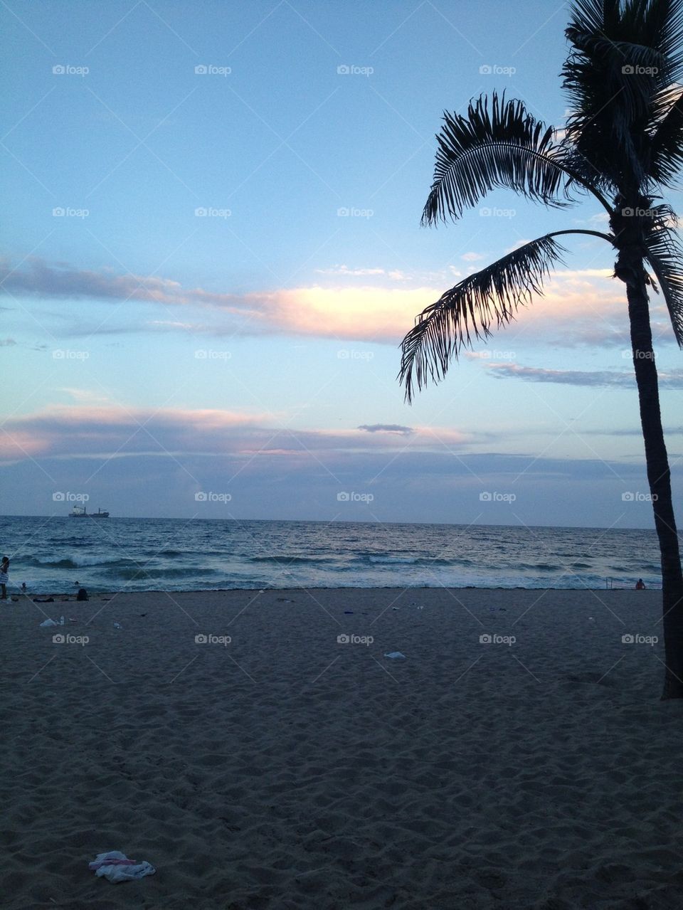 Sunset in Fort Lauderdale.