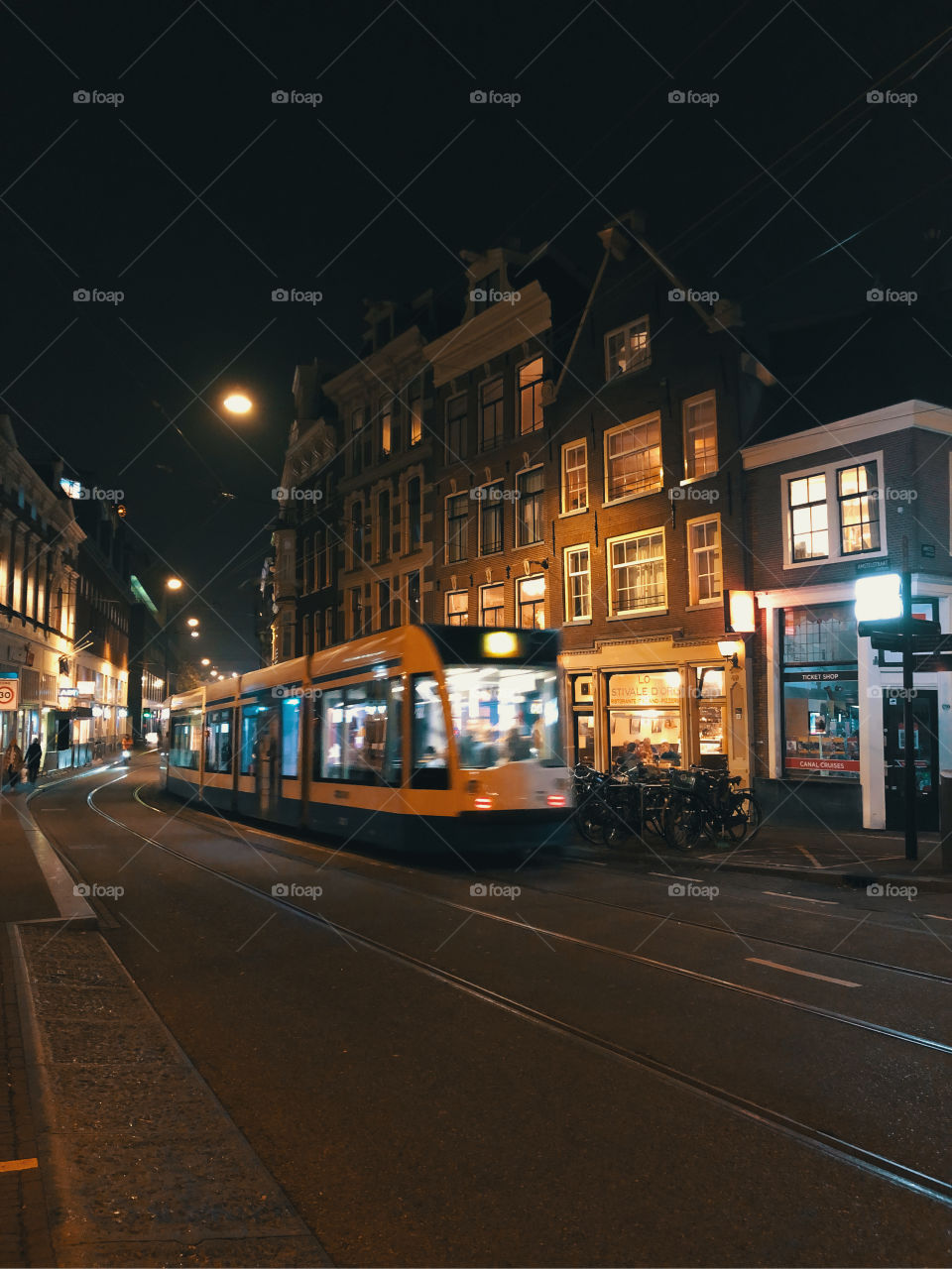 Amsterdam in night 