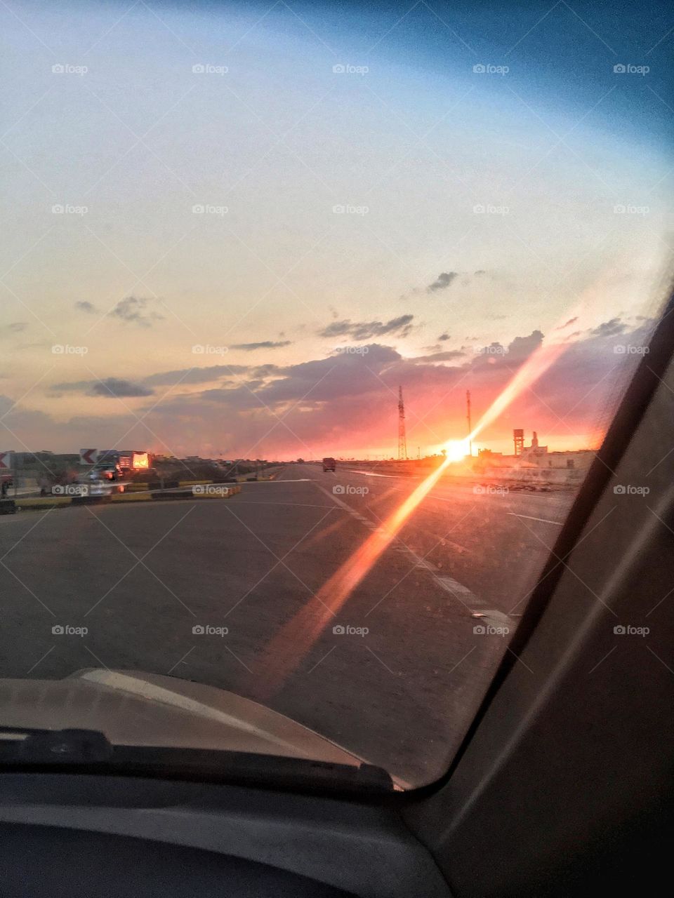 Sunset from the window