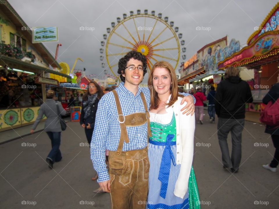 Couple at Frühlingsfest