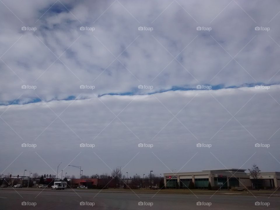 Strange Cloud Formation