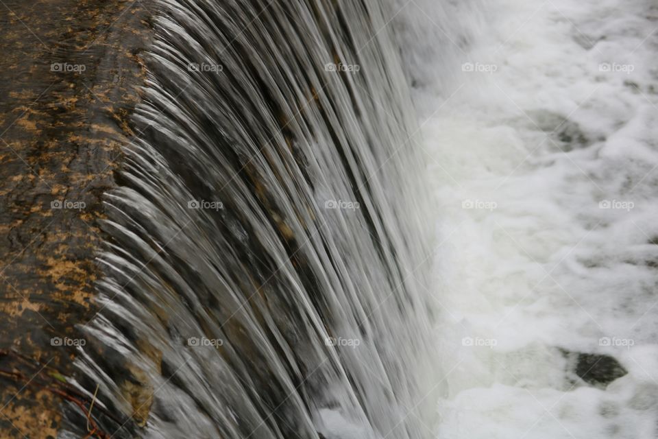 waterfall close up