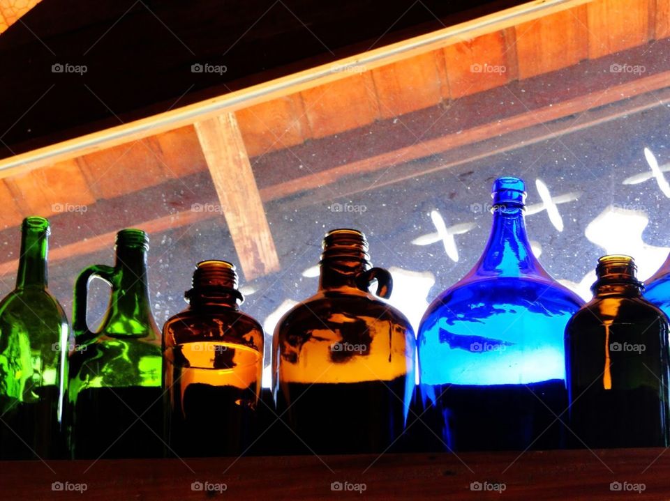 Set of bottles 